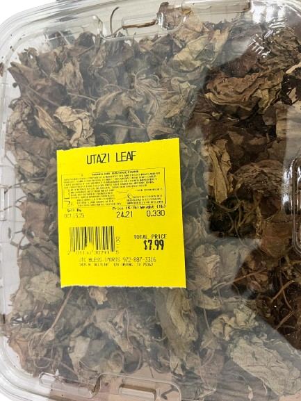 JTC Bless Utazi Leaves