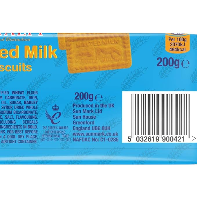 Royalty Malted Milk Biscuits (200g)