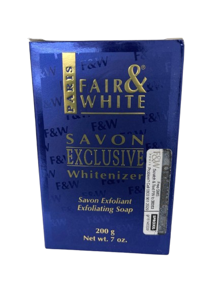 Fair & White Savon Exfoliant Exfoliating Soap 200g (7 oz)