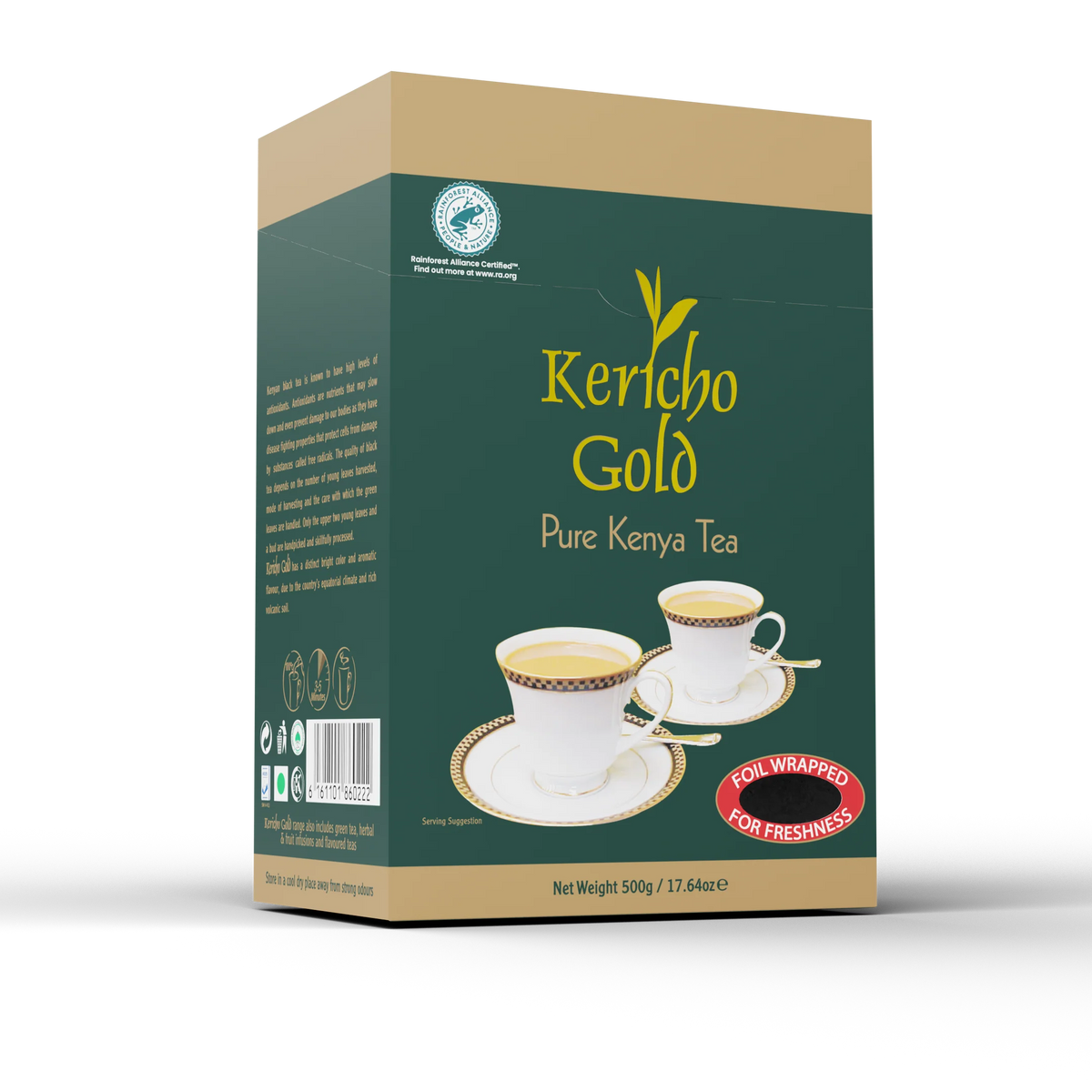 Kericho Gold Pure Kenya Tea 100 Tea Bags