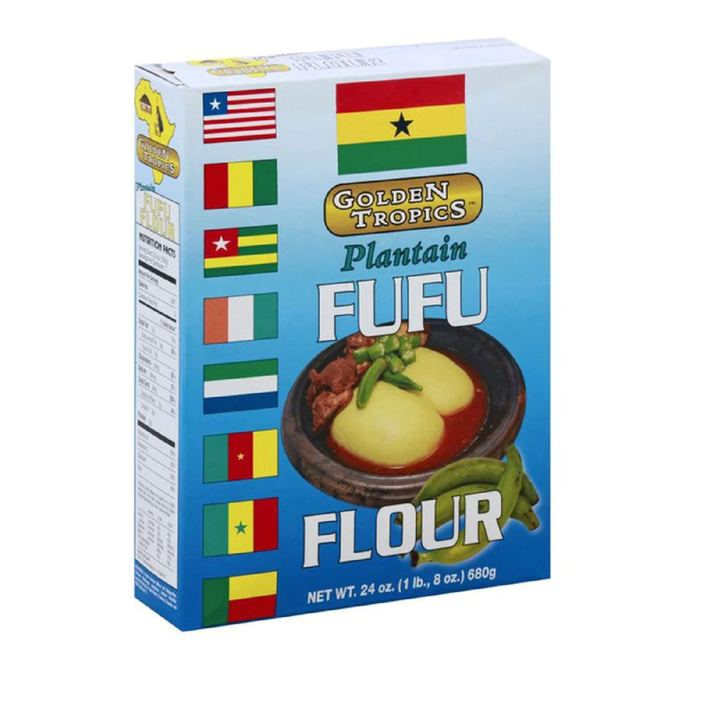Golden Tropics Plantain Fufu Flour (24 Oz)