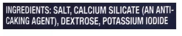 Morton Iodized Salt 4lbs (1.8kg)