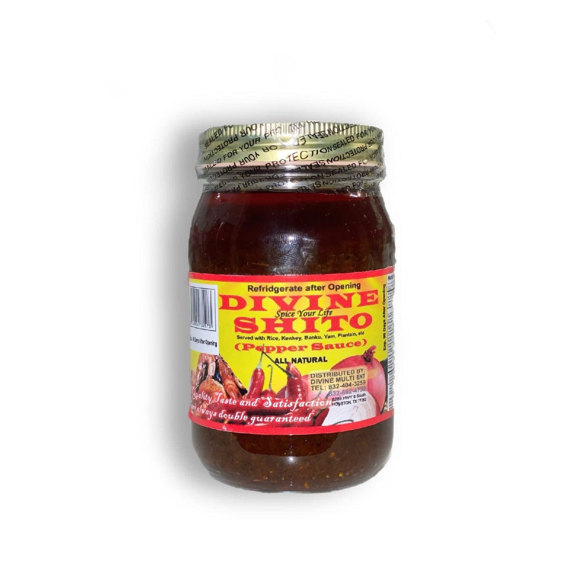 Divine Shito (Pepper Sauce) 16 Oz
