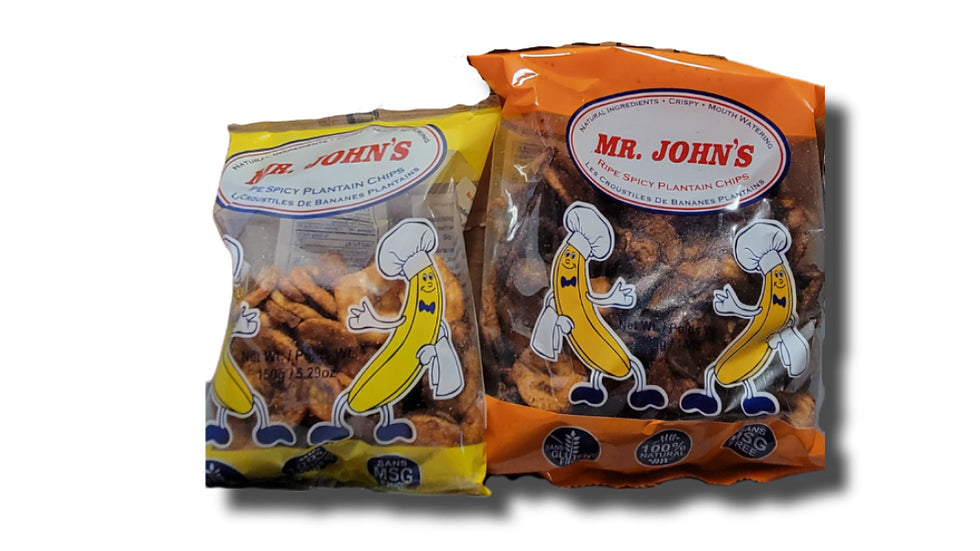 Mr John's Ripe Spicy Plantain Chips