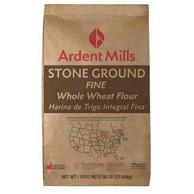 Ardent Mills Stone Ground Fine Whole Wheat Flour 50lbs (22.68kg)