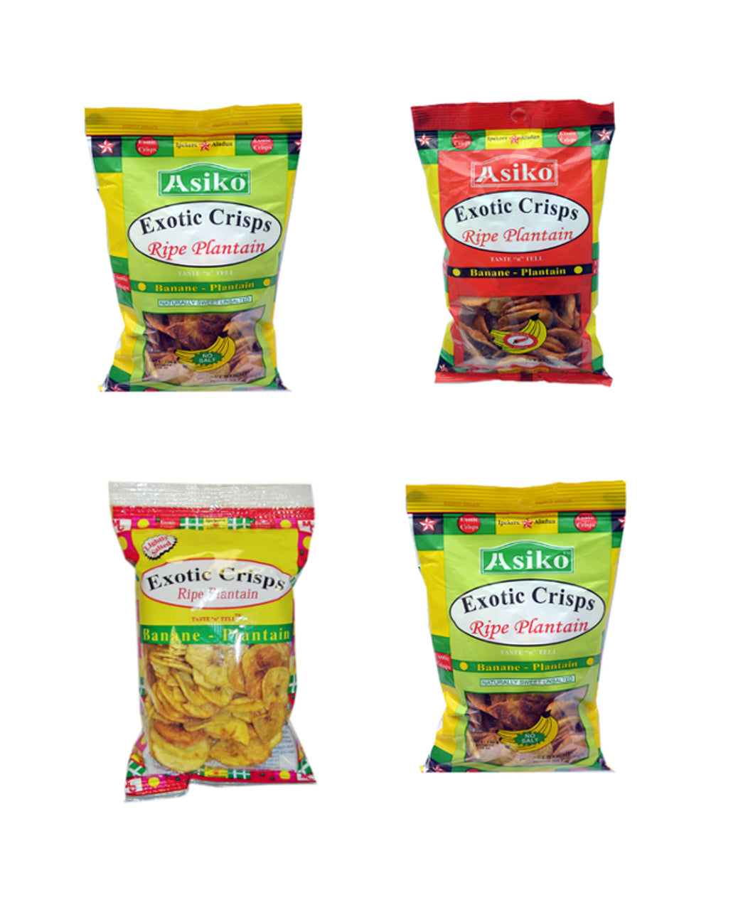 Asiko Exotic Crisps Ripe Plantain (Unsalted)