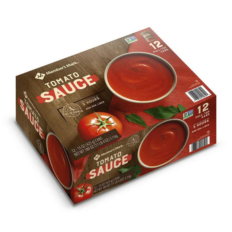 Member's Mark Tomato Sauce (12 x 15 Oz)