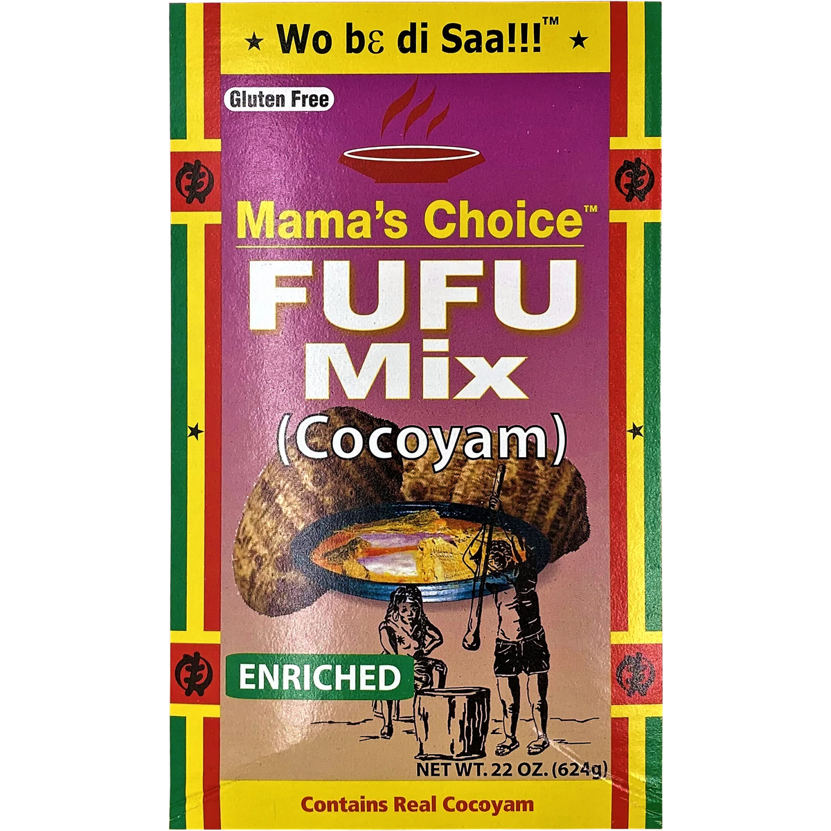 Mama's Choice Cocoyam Fufu  Mix  (24 Oz)