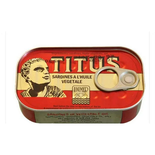 Titus Sardines HOT 125g