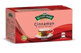 Ketepa Pride premium Tea Cinnamon Flavoured Tea Bags - 25 Tea Bags - 50g