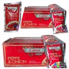 Gino Peppe And Onion Sachet Paste (50g)