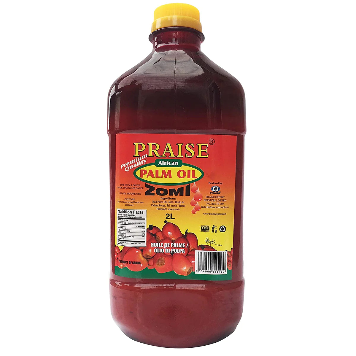 Naakai Zomi Seasoned Palm Oil 2 L