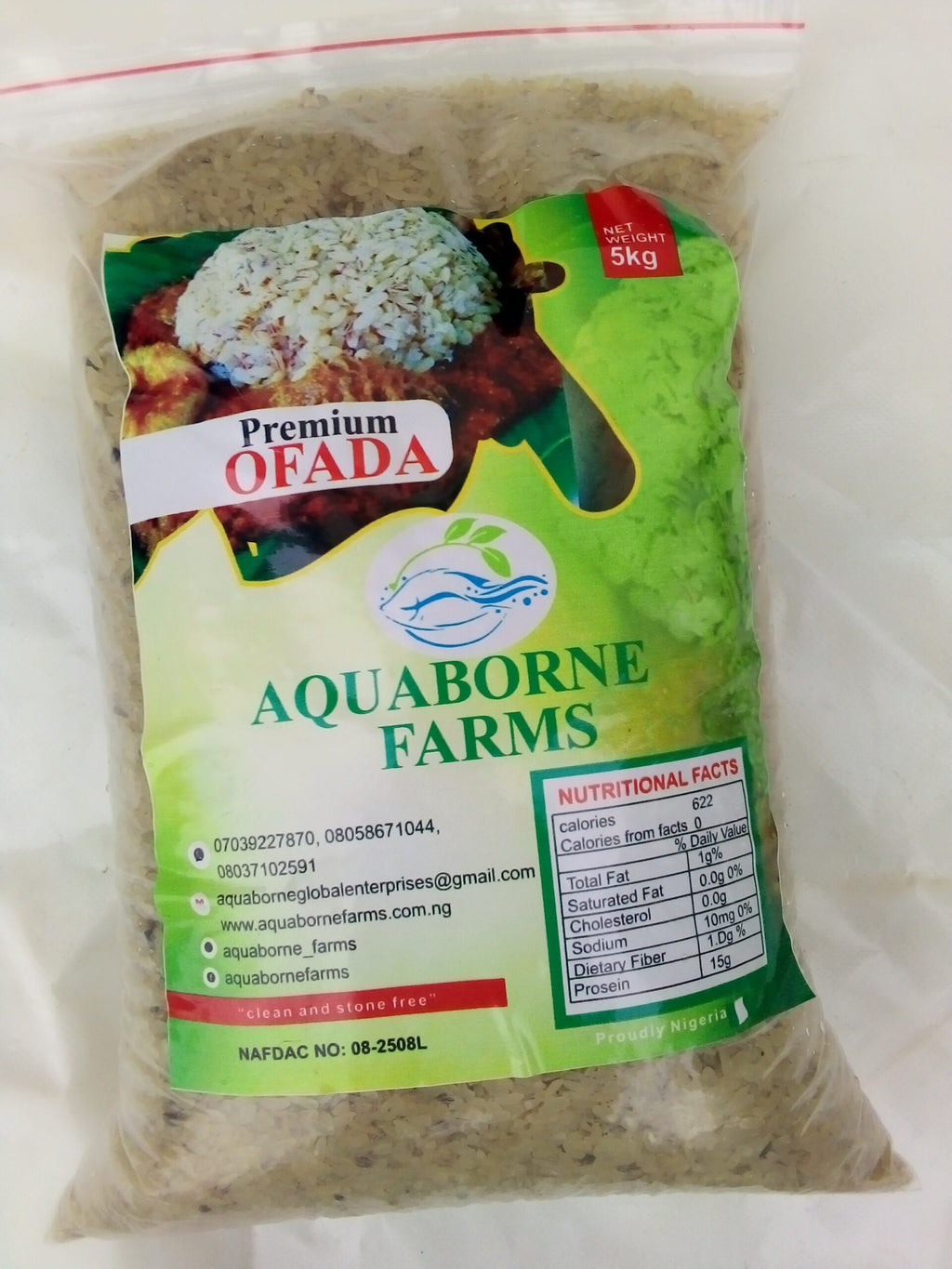 Imad International (Ofada) Rice (20lbs)
