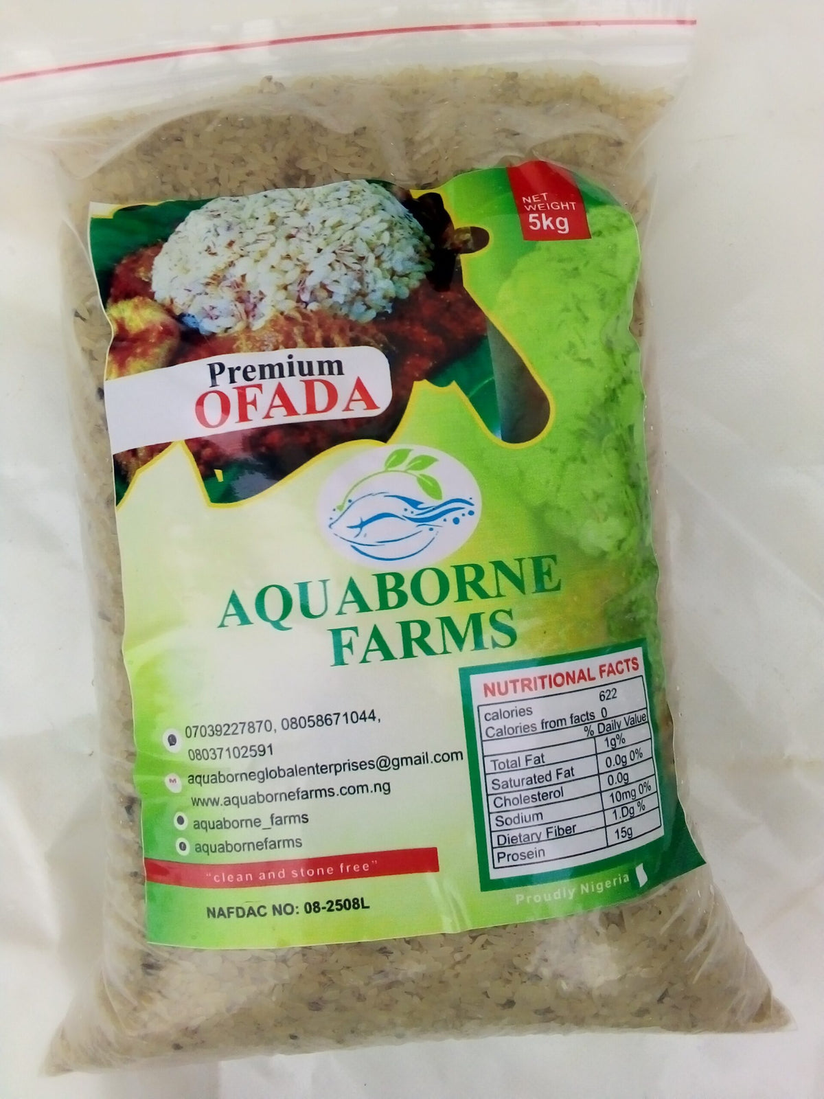 Imad International (Ofada) Rice (20lbs)