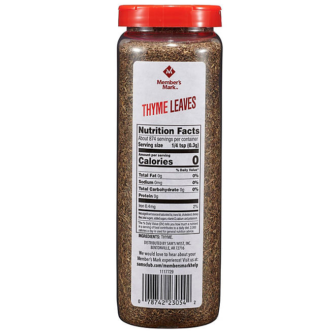 Member's Mark Tone's Thyme Leaf 7 Oz, 199g