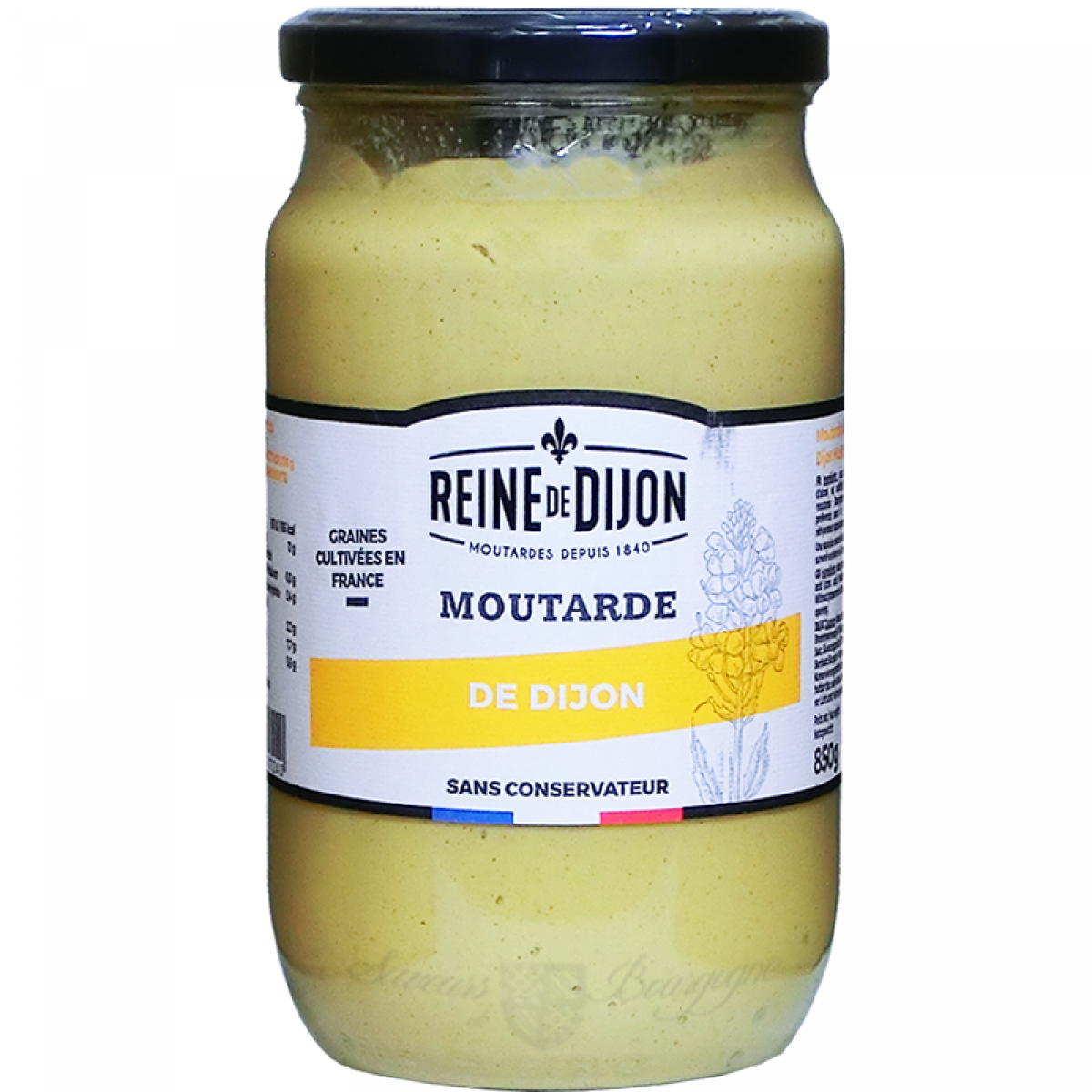 Reine Moutarde Forte De Dijon 850g