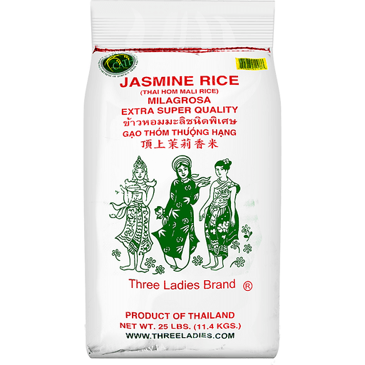 Three Ladies Brands Jasmine Rice (25lbs)