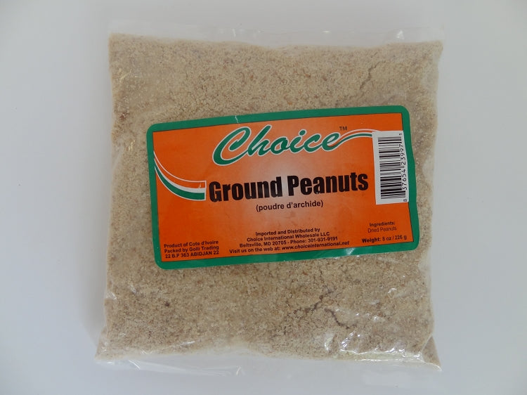 Choice Tropical Ground Peanuts - 8 Oz, 1lb