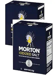 Morton Iodized Salt 4lbs (1.8kg)