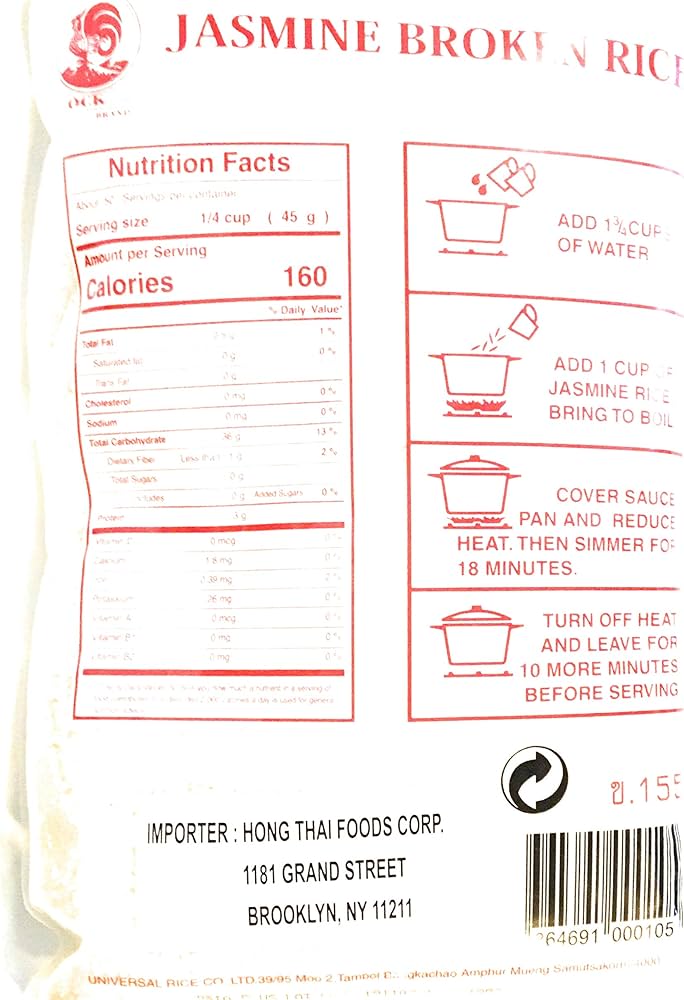 Cock On The Mountain Top Jasmine Broken Rice (50lbs)