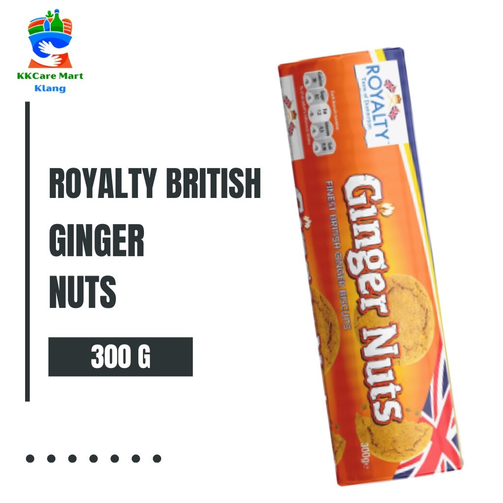 Royalty Ginger Nuts - British Ginger Biscuits (300g)