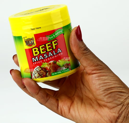 Tropical Heat Beef Masala Spice Seasoning 100g, 3.52 Oz