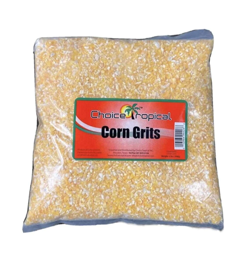 Choice Tropical WHITE Corn Grits (2lb)