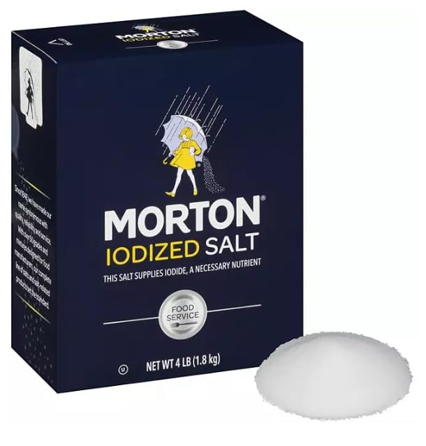 Morton Iodized Salt 4lbs (1.8kg)