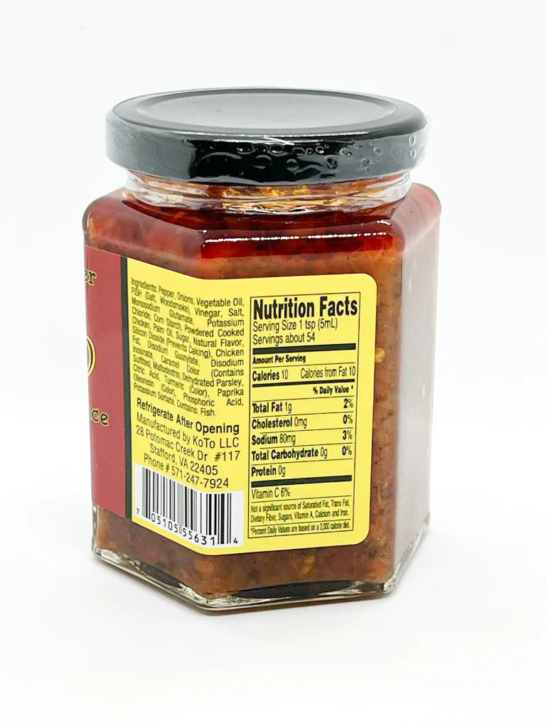 Kotto Hot Pepper 9 Oz, 266.16 ml