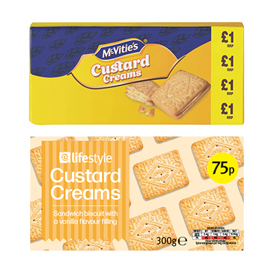 McVities Custard Creams (300g)