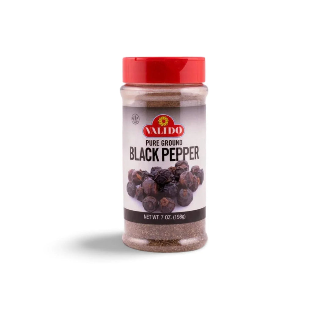 Valido Pure Ground Black Pepper 7 Oz, 198g