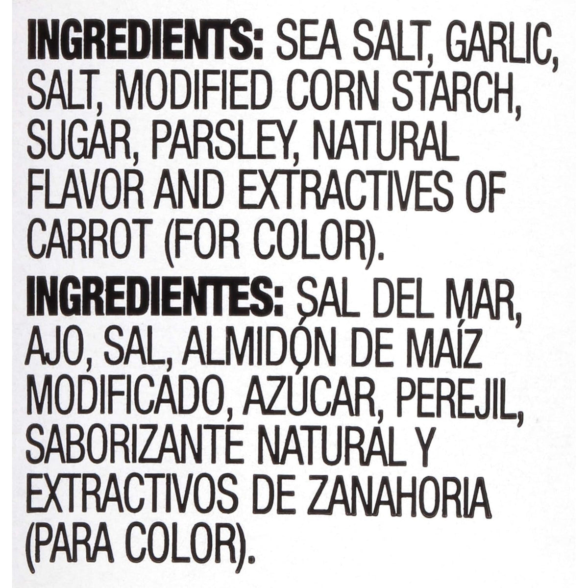 Lawrys Garlic Salt (Coarse Ground With Parsley)