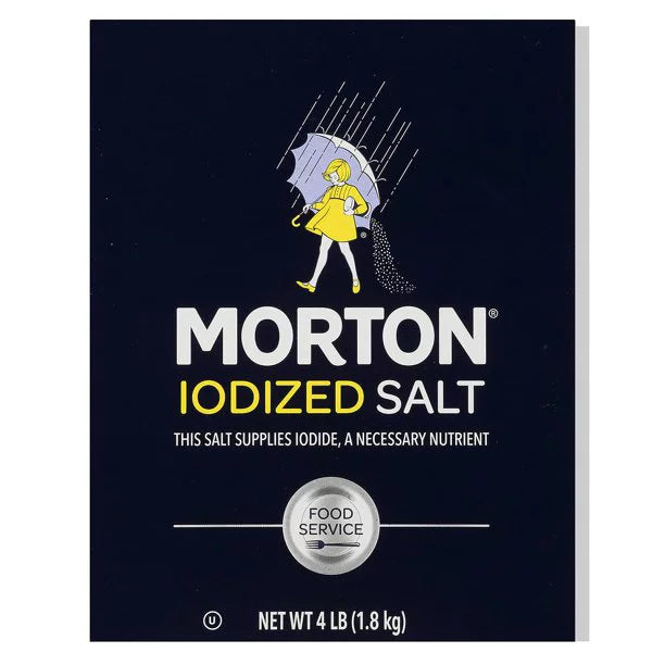 Morton Iodized Salt 4lbs (1.8kg)