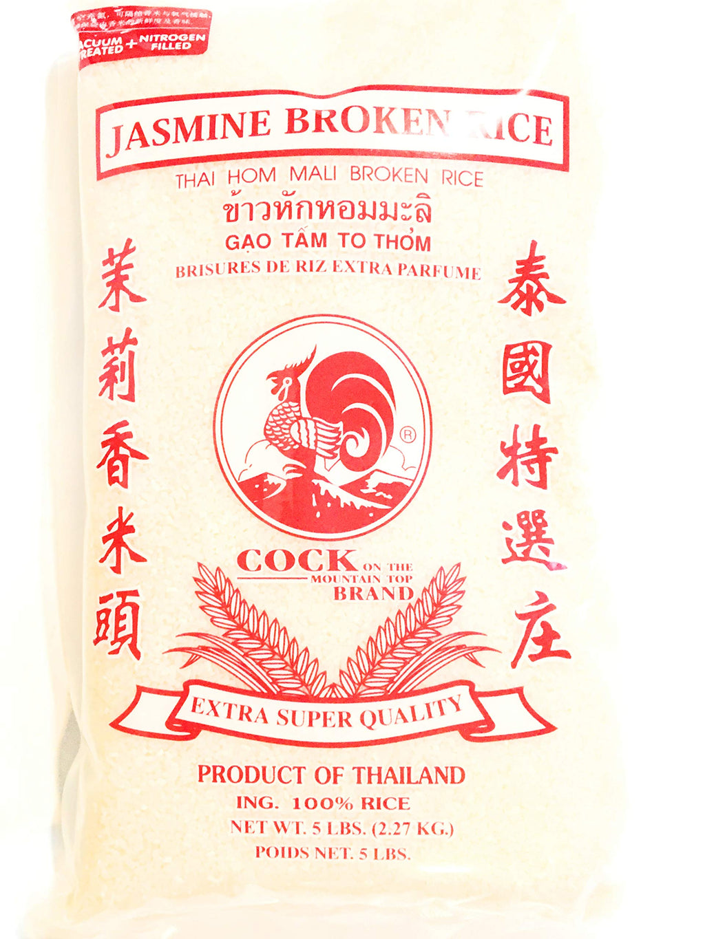 Cock On The Mountain Top Jasmine Broken Rice (50lbs)