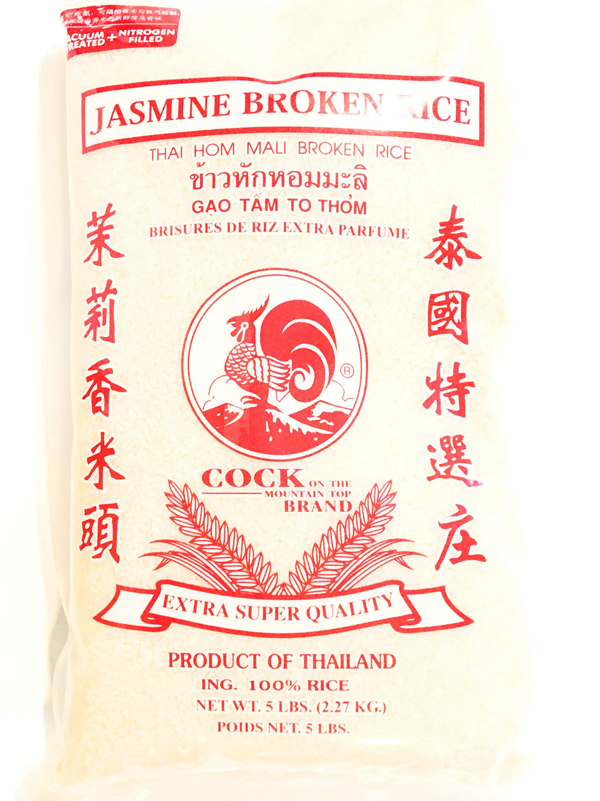 Cock On The Mountain Top Jasmine Broken Rice (50lbs)