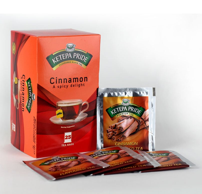 Ketepa Pride premium Tea Cinnamon Flavoured Tea Bags - 25 Tea Bags - 50g