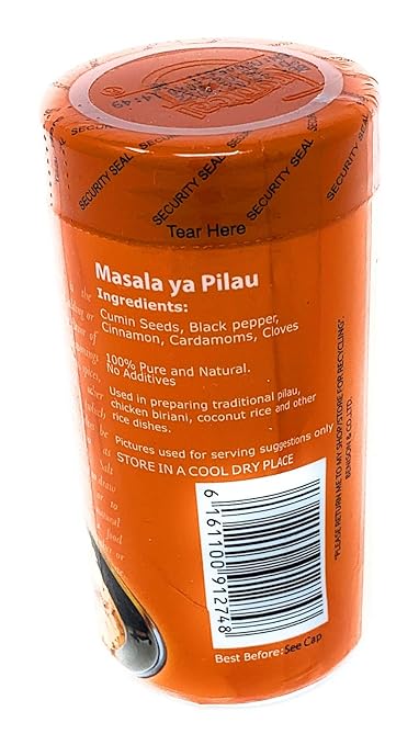Tropical Heat Pure Ground Pilau Masala Spice Seasoning 100g (3.53oz)