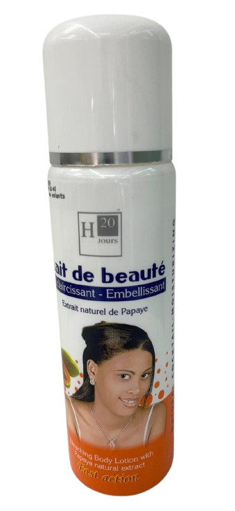 Lait de beaute Eclaircissant - Embellissant H 20 hours