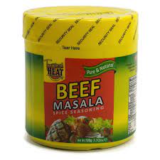 Tropical Heat Beef Masala Spice Seasoning 100g, 3.52 Oz