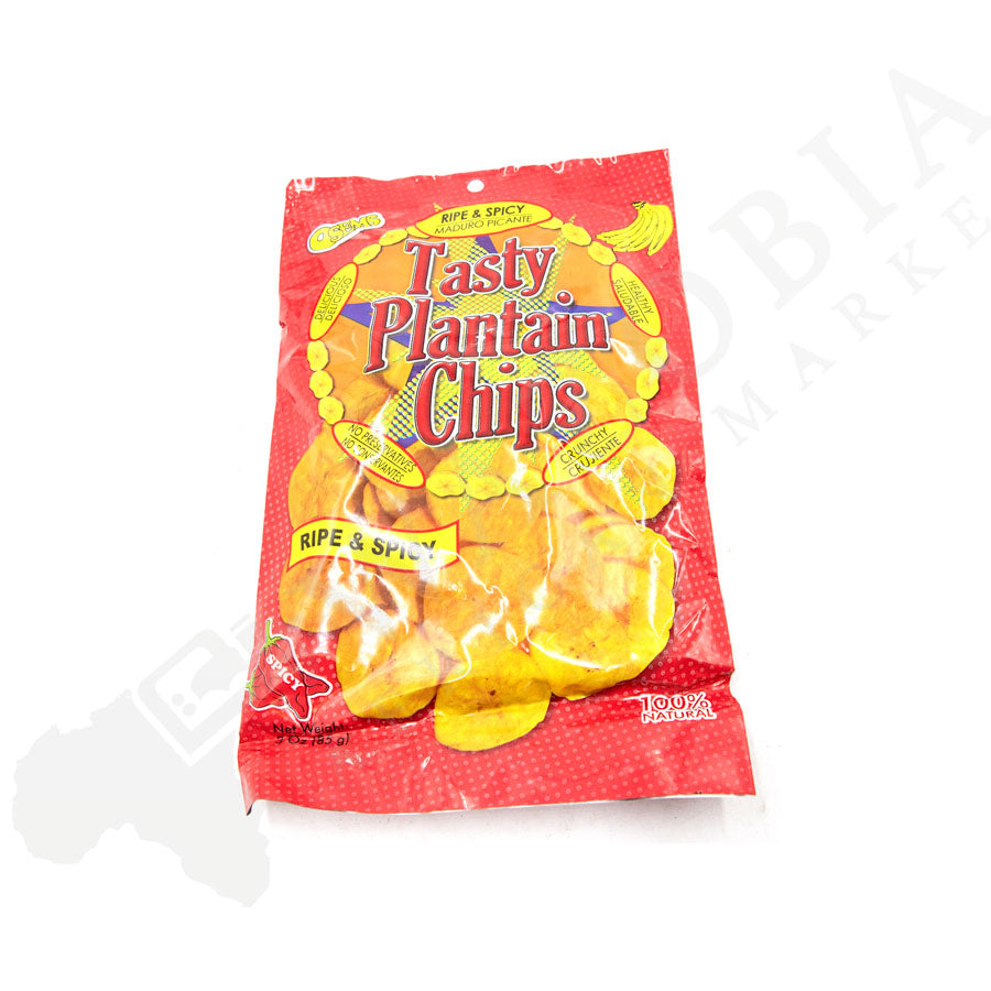 Osems Tasty Plantain Strips Chips (Red: Sweet N Spicy)
