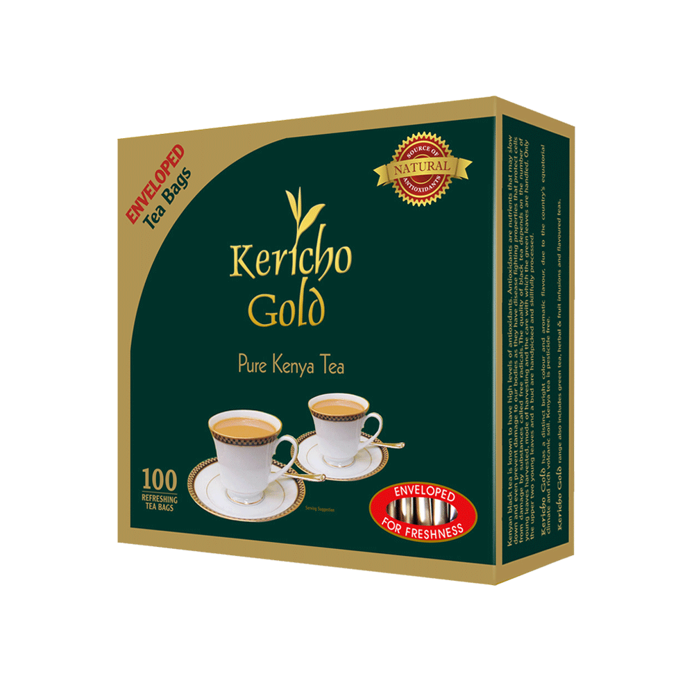 Kericho Gold Pure Kenya Tea 100 Tea Bags