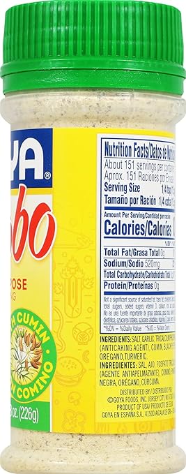 Goya Adobo All Purpose Seasoning With Cumin 8 Oz, 226g