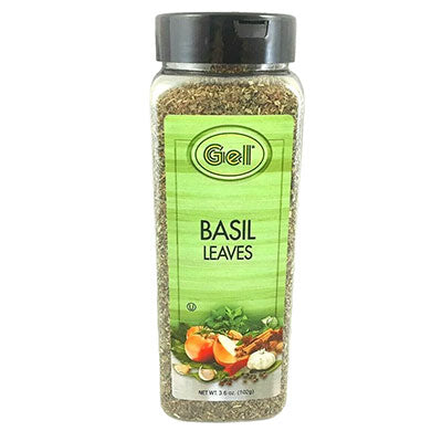 Gel Basil Leaves 3.6 Oz, 102g