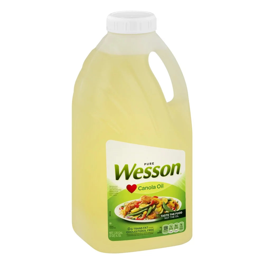 Pure Wesson Canola Oil (1.25 Gal, 4.73 L)