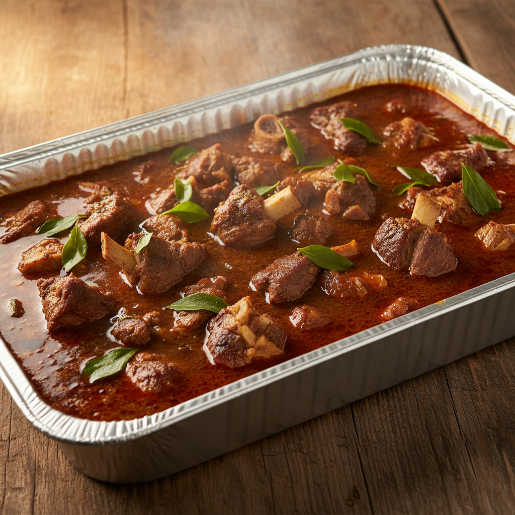 Goat Meat Pepper Soup - Foil Tray