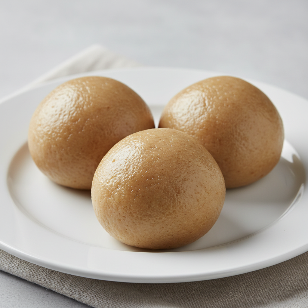 Oat Meal Fufu - Plated