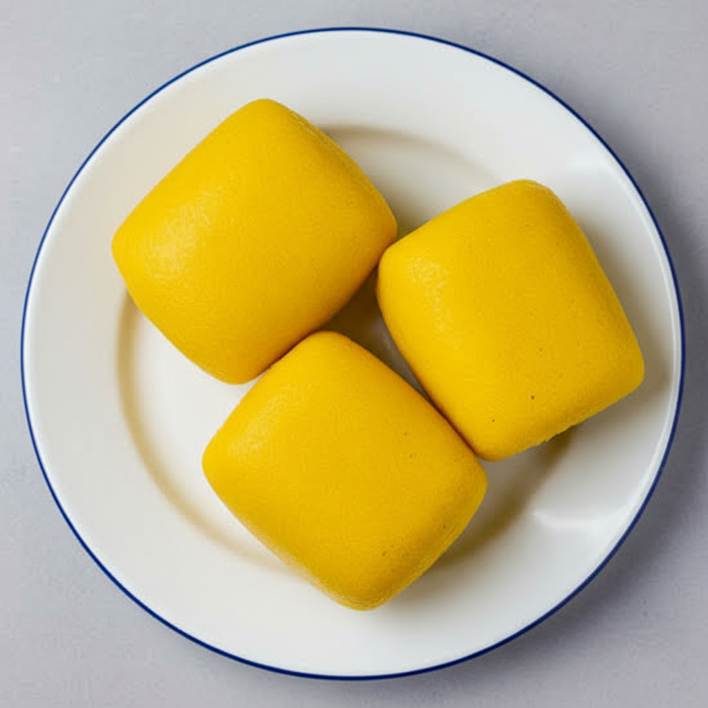 Yellow Garri Eba - Plated
